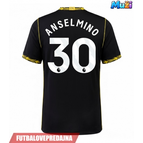 Lacne Muži Futbalové dres Chelsea Aaron Anselmino #30 2026-27 Krátky Rukáv - Preč